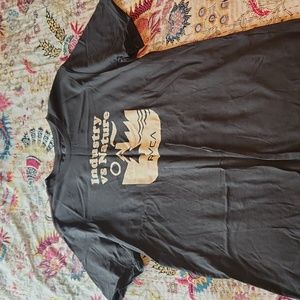 RCVA black t-shirt with industrial graphic New without tags